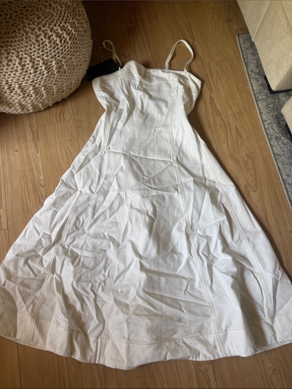 PAIGE Pippa Dress Toasted Ecru
